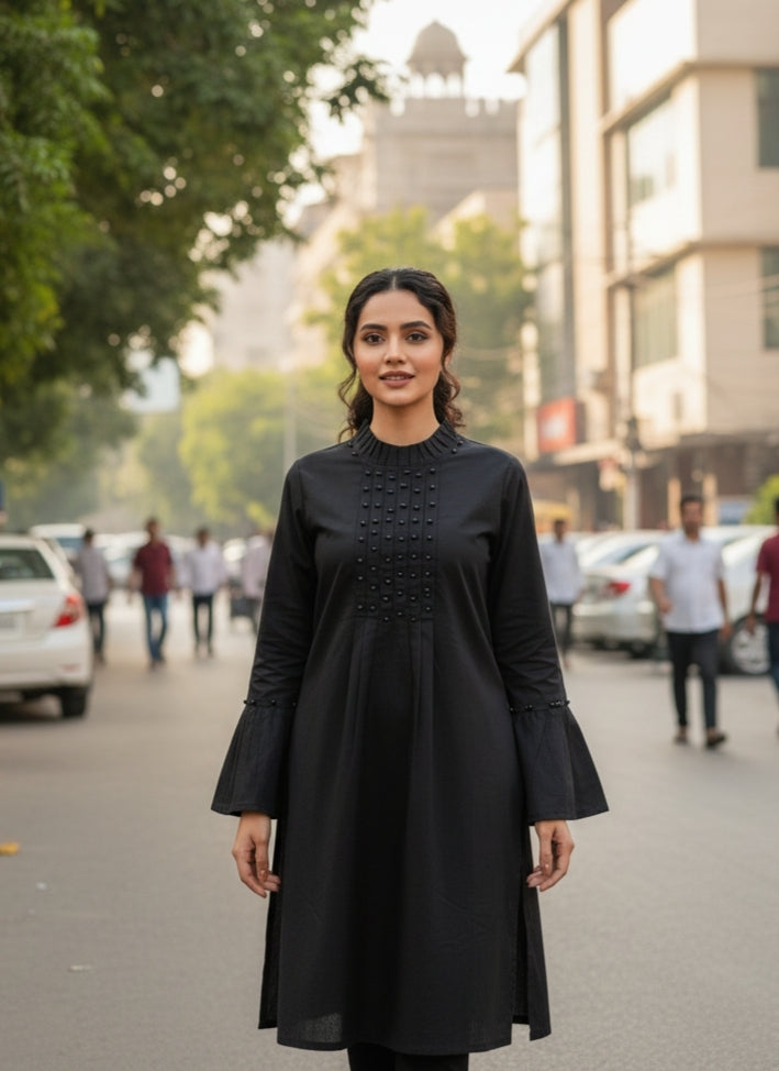 Embroidered Cotton Kurti