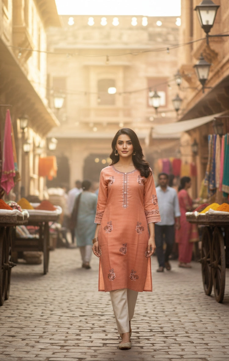 Floral Printed Kurti