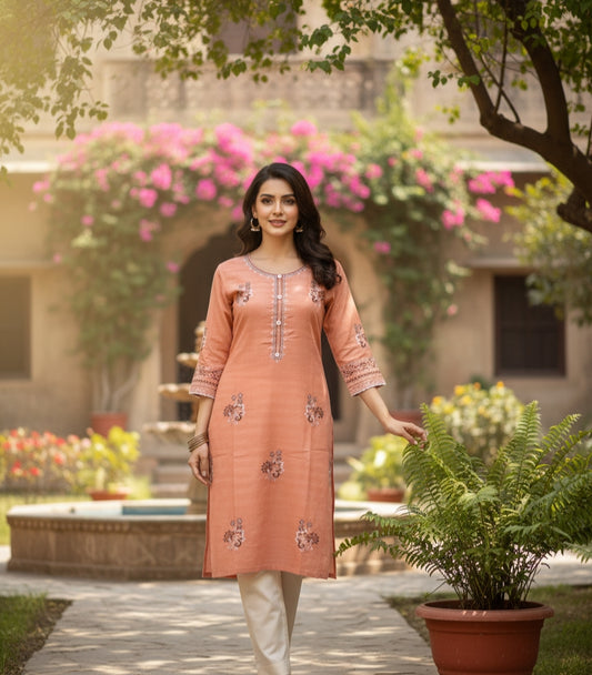 Floral Printed Kurti