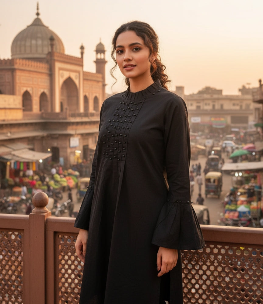 Embroidered Cotton Kurti